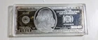 2003 $100 Dollar 4.5 oz .999 Pure Silver Bar - 6" X 3" 1/2" + Storage Case