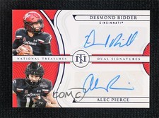 2022 Panini National Treasures Collegiate Blue 27/75 Alec Pierce Auto 19fe