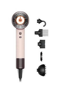 Dyson Supersonic Nural Hair Dryer Ceramic Pink Ionic with Attachments