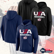 US STOCK - USA Baseball 2026 World Baseball Classic Hoodie Reprint S-5XL Unisex