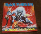 LP IRON MAIDEN A Real Live One 1993 First Pressing Inner Sleeve HEAR