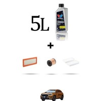 Hoffcar Wartungsset 3 Filter Und 5L ÖL FüR Citroen DS7 1.6 THP 121KW Ab 2018