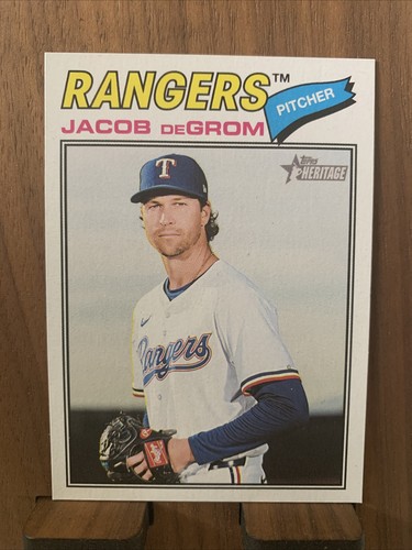 2026 Topps Heritage #98 Jacob deGrom | Baseball Card