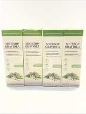 4x Organic Soursop Extract Tindedly Soursop Graviola Liquid Drops 60ml Exp 07/27