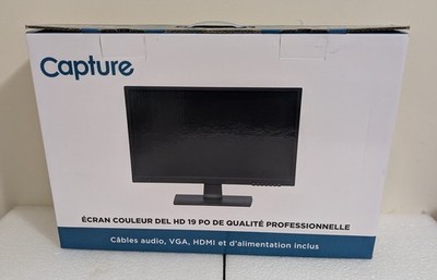 Capture OE-19VGHDMI2 19'' Pro-Grade LED Monitor New Unused