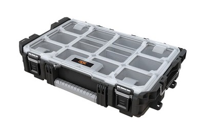 Keter Pro Gear Clear Organizer Werkzeugkoffer - 56x34x12 cm - Grau