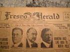 Fresno Herald newspaper Charlie Chaplin comic strip Feb  18, 1916 RARE! — photo 1