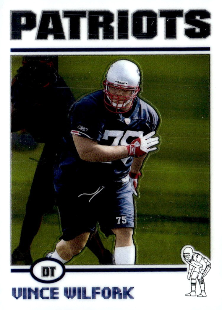 VINCE WILFORK 2004 TOPPS CHROME ROOKIE RC 🔥🔥 NEW ENGLAND PATRIOTS