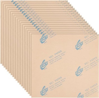 Anti-Corrosion Paper 12x12 Inch, 60 Sheets Moisture-Proof Rust-Proof Kraft