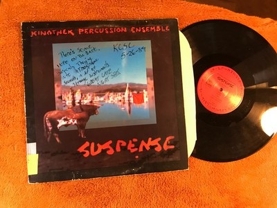 Kinothek Percussion Ensemble Suspense 1989 art wave electro avant lp sf album!