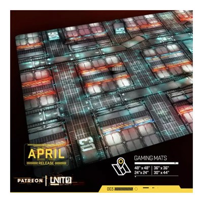 3D Gedruckte Wargame Figur - Unit 9 Prison - Spielteppich Multi-Format