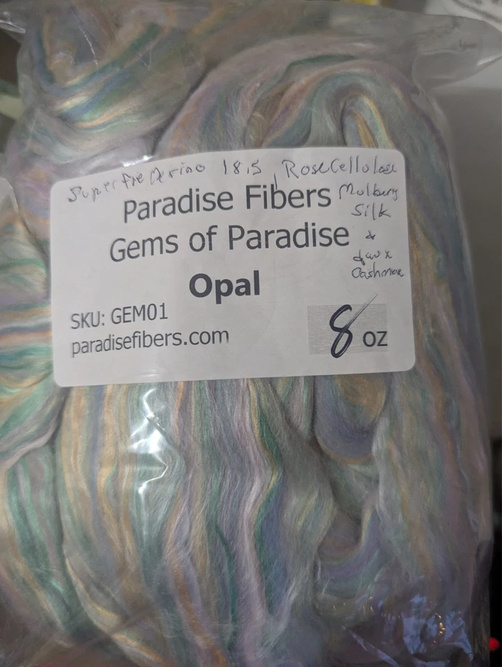 luxury Spinning/Felting/weaving/knitting/crochet 8 ozs freeship - Image 3 of 3