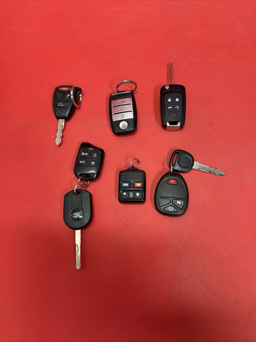 Lot Automotive Key Fobs / Keys Various Brands See Photos Untested