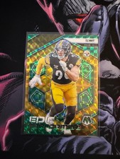 2025 Panini Mosaic - Epic Performers T.J. Watt #12 Green Mosaic Prizm