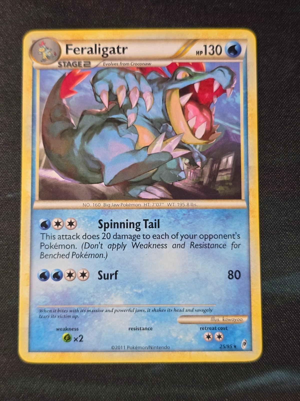 Feraligatr - Rare from CL #25/95 - in LP Condition