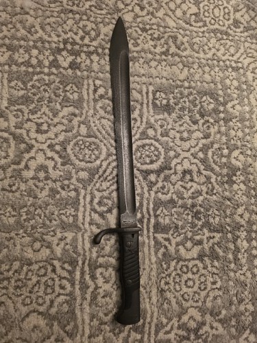WW1 German M98/05 Bayonet. No Scabbard. Dated 1917