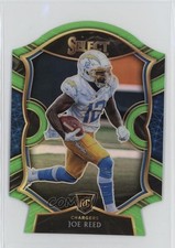 2020 Panini Select Concourse Neon Green Prizm Die-Cut Joe Reed #97 17wc