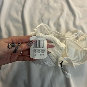NWT Aubade White Push-Up Wired Lace Bra Size 32D