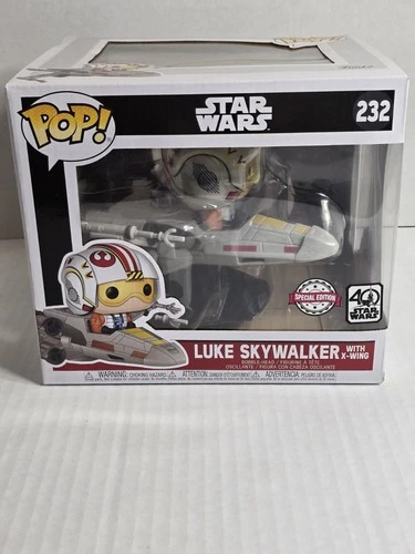 Funko Pop Star Wars 232 Luke Skywalker With X-Wing Special Edition