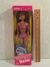1995 Mattel Teresa Sparkle Beach Barbie      ...