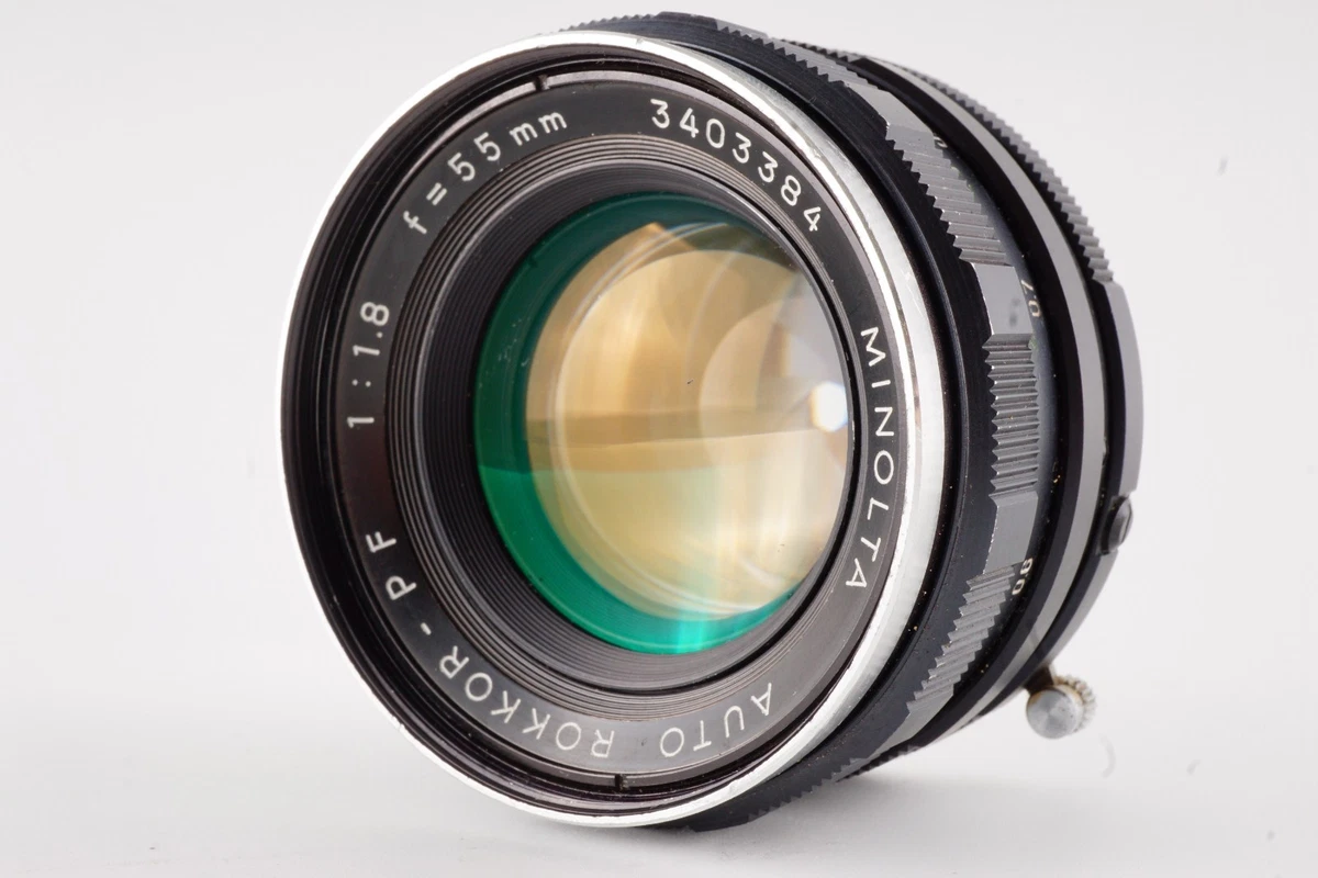 Minolta Rokkor PF 55mm Focal f/1.8 Camera Lenses for sale | eBay