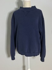 PARKE Classic Heritage Sweatshirt Blue Size L/XL Cotton