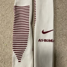 NIKE AS Roma Soccer Socks Football – WHite XL
