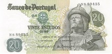 Portugal 20 Escudos 1971 UNC