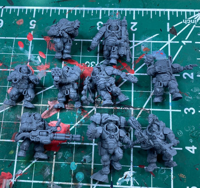 Warhammer 40k  Kill Team Leagues of Vottan Hearthkyn Salvagers w Bonus Promo Fig