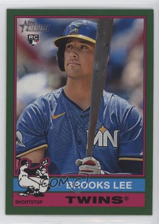 2025 Topps Heritage Dark Green Border Brooks Lee #63 0md