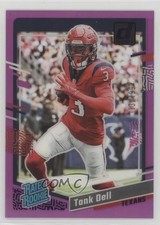 2023 Panini Clearly Donruss Rated Rookie Purple 113/199 Tank Dell #85 16wc