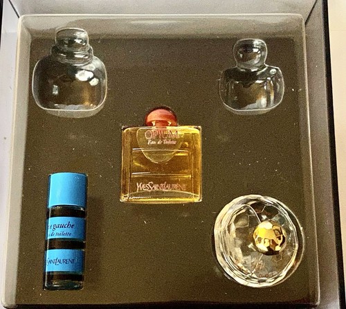 YVES SAINT LAURENT FRANCE 3 EDT PERFUME FRAGRANCE COLLECTION TRAVEL S NEW IN BOX