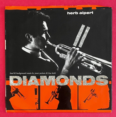 Herb Alpert W/ Janet Jackson - 45RPM - Diamonds, African Flame - A&M - 1987