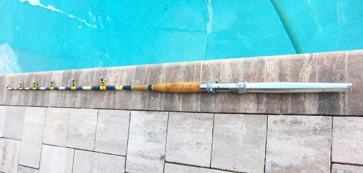 Vintage Custom Big-Game Trolling Rod:TYCOON FIN-NOR Roller Vintage Custom Big-Game Trolling Rod:TYCOON FIN-NOR Roller