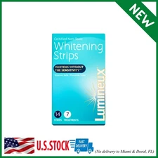 14 Count Lumineux Teeth Whitening Strips 7 Treatments - Enamel Safe - Whitening