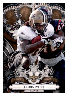 2010 Preferred Crown Royale Die Cut Chris Ivory NFL Base Card Set Break Saints