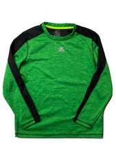 Zeroxposur Boys Green Black Long Sleeve Shirt Size L 14/16