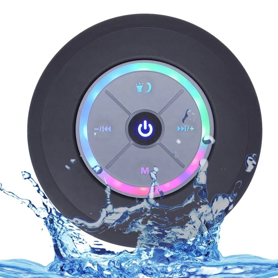Mini Bluetooth Loud 100% Waterproof  Speaker Stick on Wall Any flat surface-image