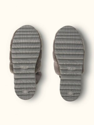 New Women's Shoes UGG Brand 1121751 Soft Super Fluff Slippers Logo