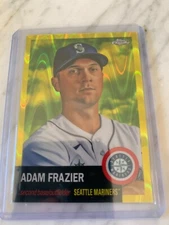 2022 Topps Chrome Platinum Anniversary Yellow Lava #141 Adam Frazier 144/250
