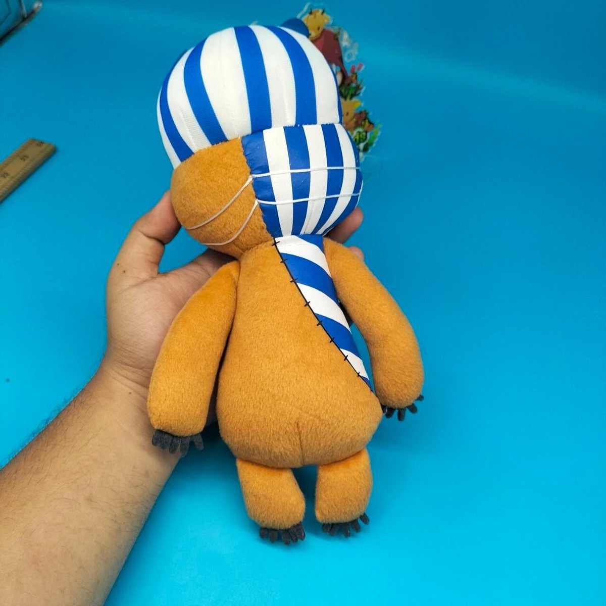 USED BIS PASS 90's テディベア クマ ギャザ ワンピース One Piece Kumashi Kumacy Halloween Banpresto 2013 Plush Toy