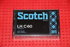 SCOTCH  LH  C-60   BLANK CASSETTE TAPE (1)   (SEALED)