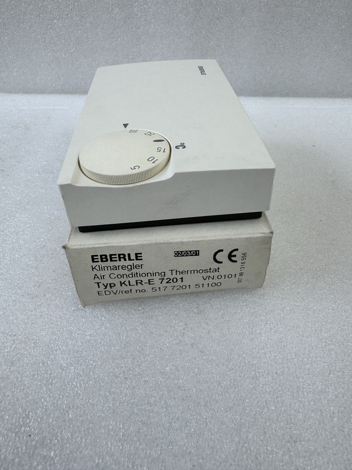Thermostat EBERLE KLR-E7201 avec regulateur de climatisation pour air sain