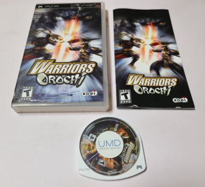 Warriors Orochi (Sony PSP, 2008) COMPLETE CIB 5060073304691| eBay