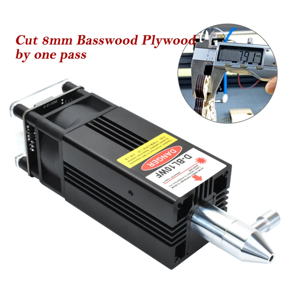80W Laser Engraver Module Head with Air Assist for CNC Engraving Cutting Machine - Image 2 of 4