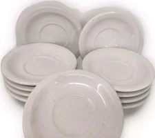 10 International Tableware iti Roma American White 5 1/2" Restaurant Plate Cafe