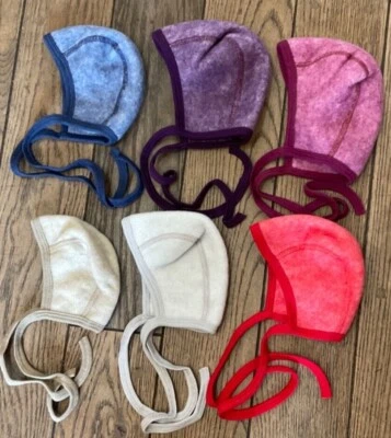 Cosilana Baby Mütze, Wollfleece 60%Wolle / 40% Baumwolle Gr. 50-80 vers. Farben