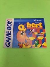 Qbert Nintendo Gameboy Manual Only
