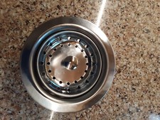 New Kitchen Sink Stainless Steel Drain Assembly Strainer Basket Snaplock Stopper
