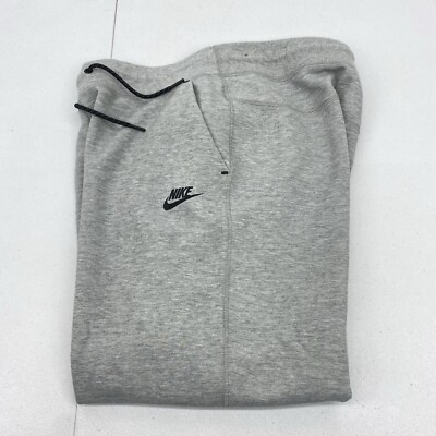 Nike NSW Tech Fleece Sweat Pants Womens Size Medium Jogger tapered heather Gray